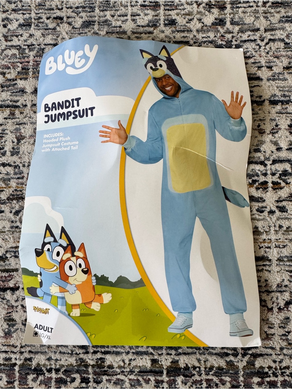 Bandit Jumpsuit Adult Costume L/XL